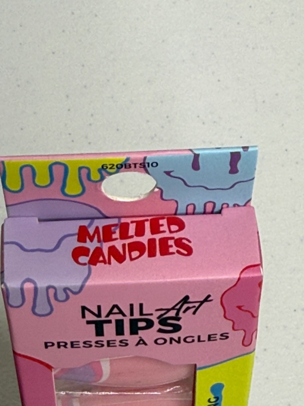 Ioni Nail Tips Melted Candies 2 Pack Press On Nails Ballerina Long New