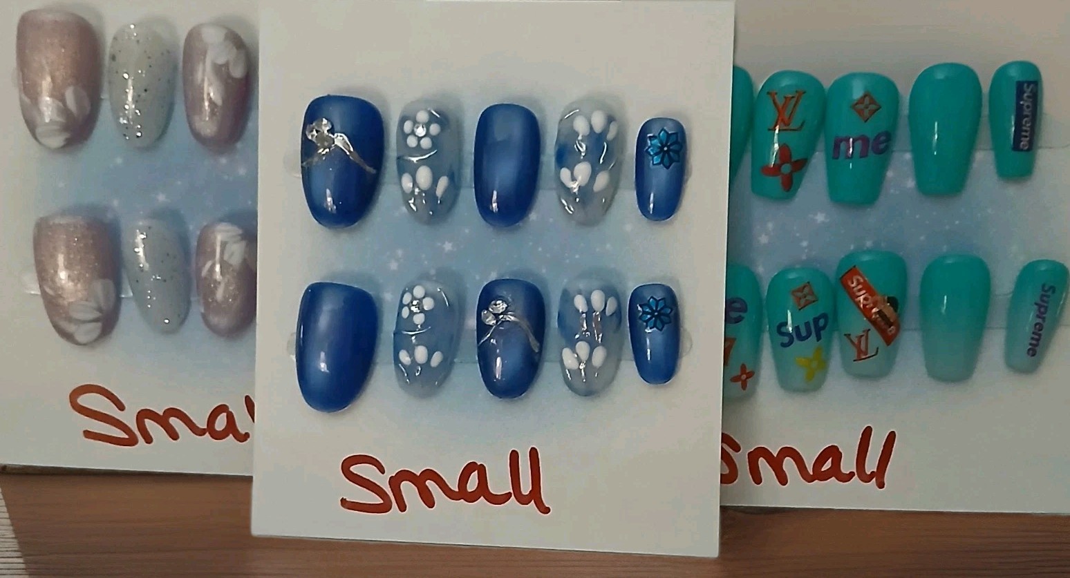Unique Press-On Nails Size Small
