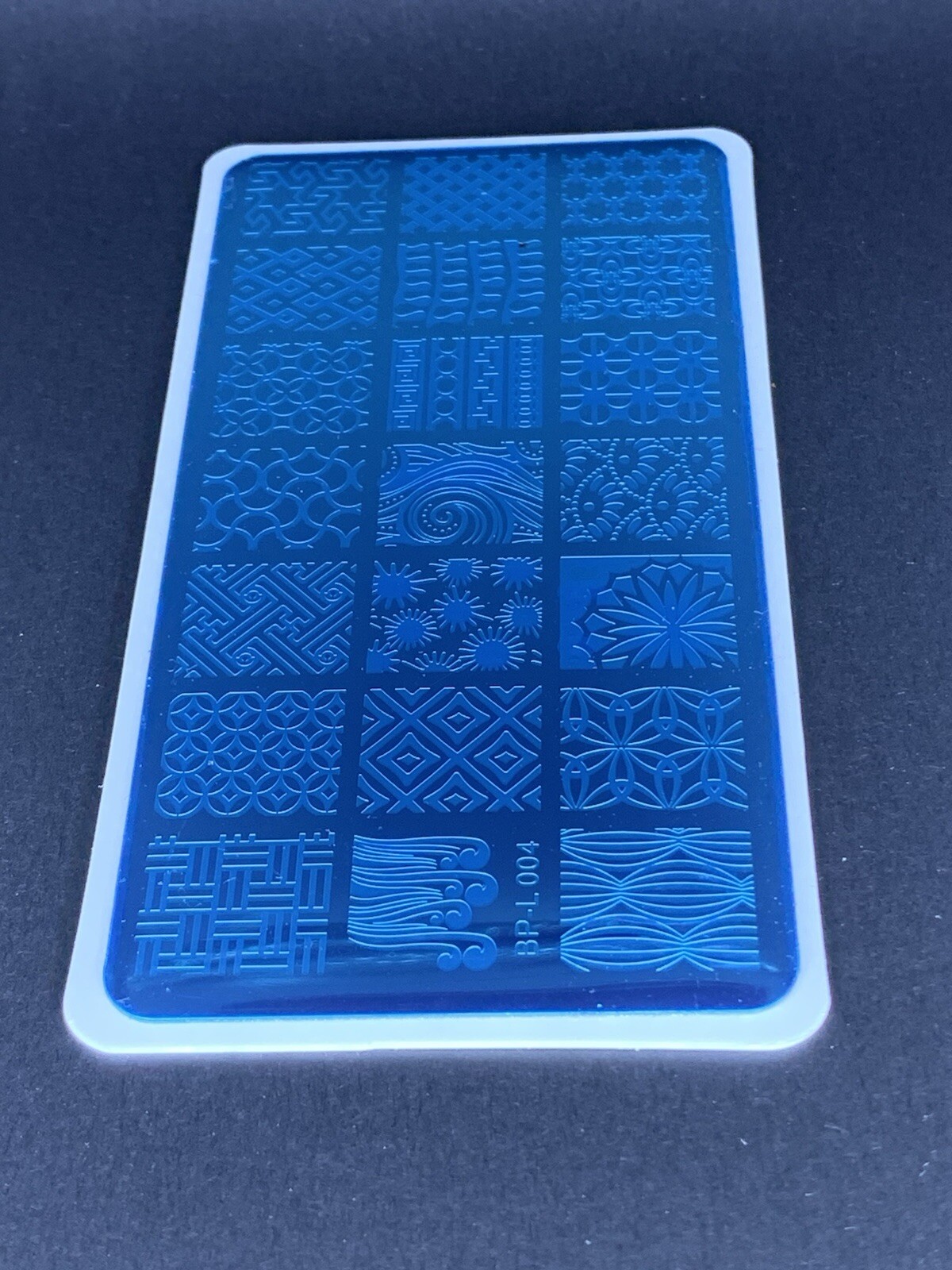 Nail Art Stamp Stamping Plate BP-L004 Pattern Swirl Hearts Damask