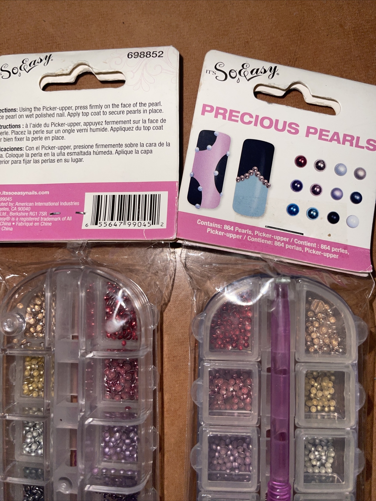 Precious Pearl So Sassy. Contains 864 Pearls & Picker Upper Each. Set Of 3