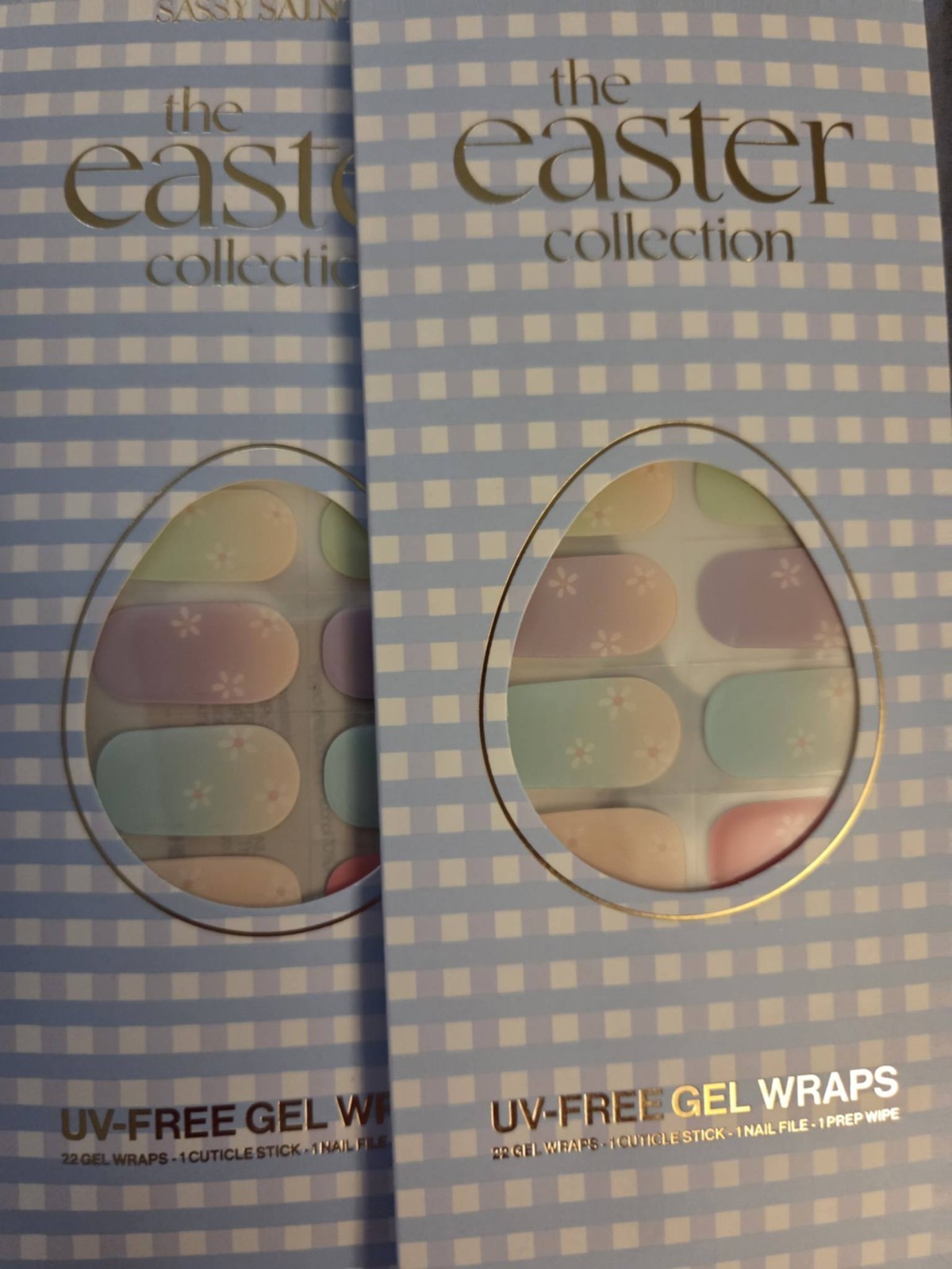 Sassy Saints Uv Free Gel Wraps Lot