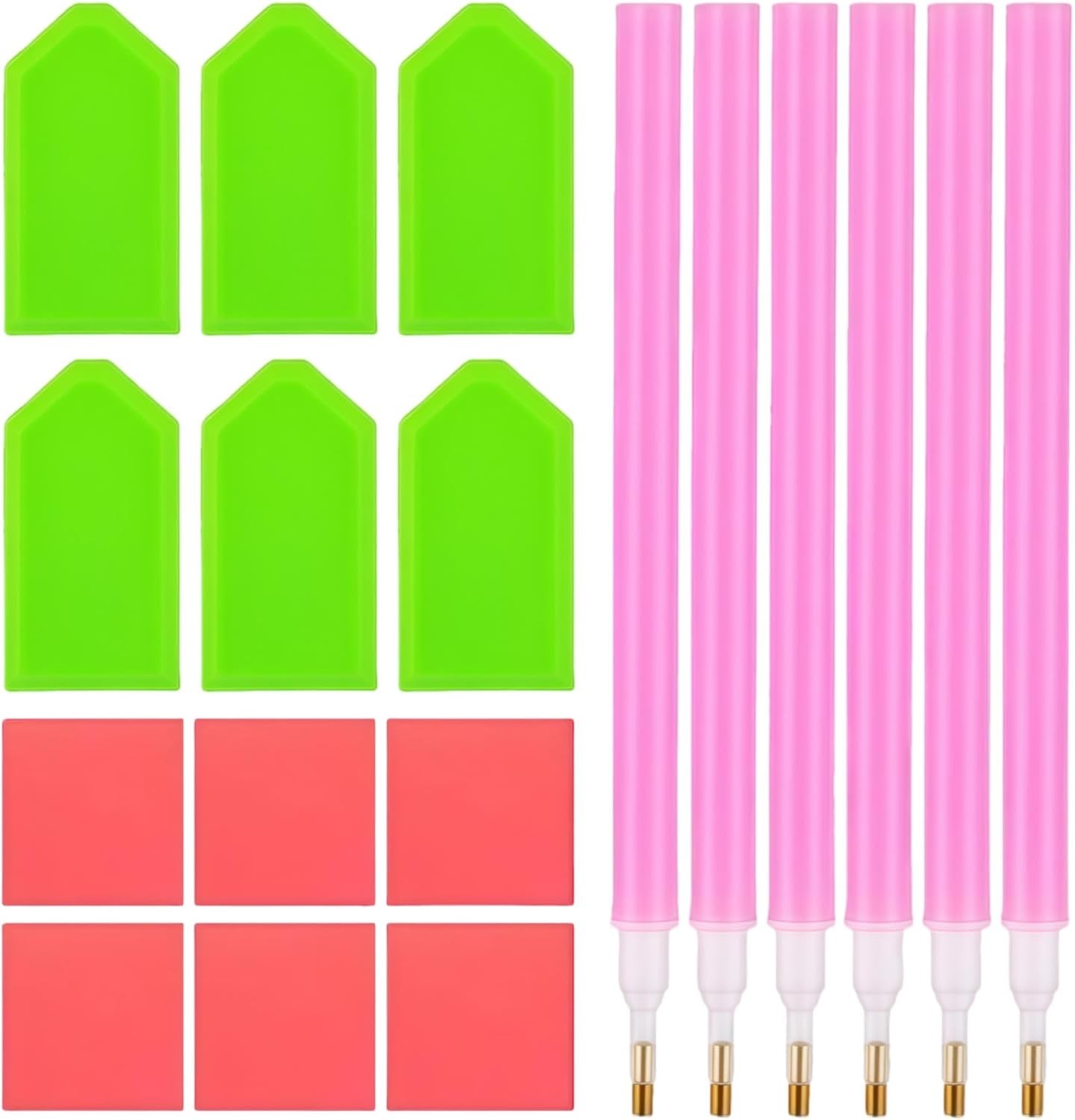 5D DIY Diamond Painting Accessory Kit 18pcs Pictures Kit Nail Painting Craft Art
