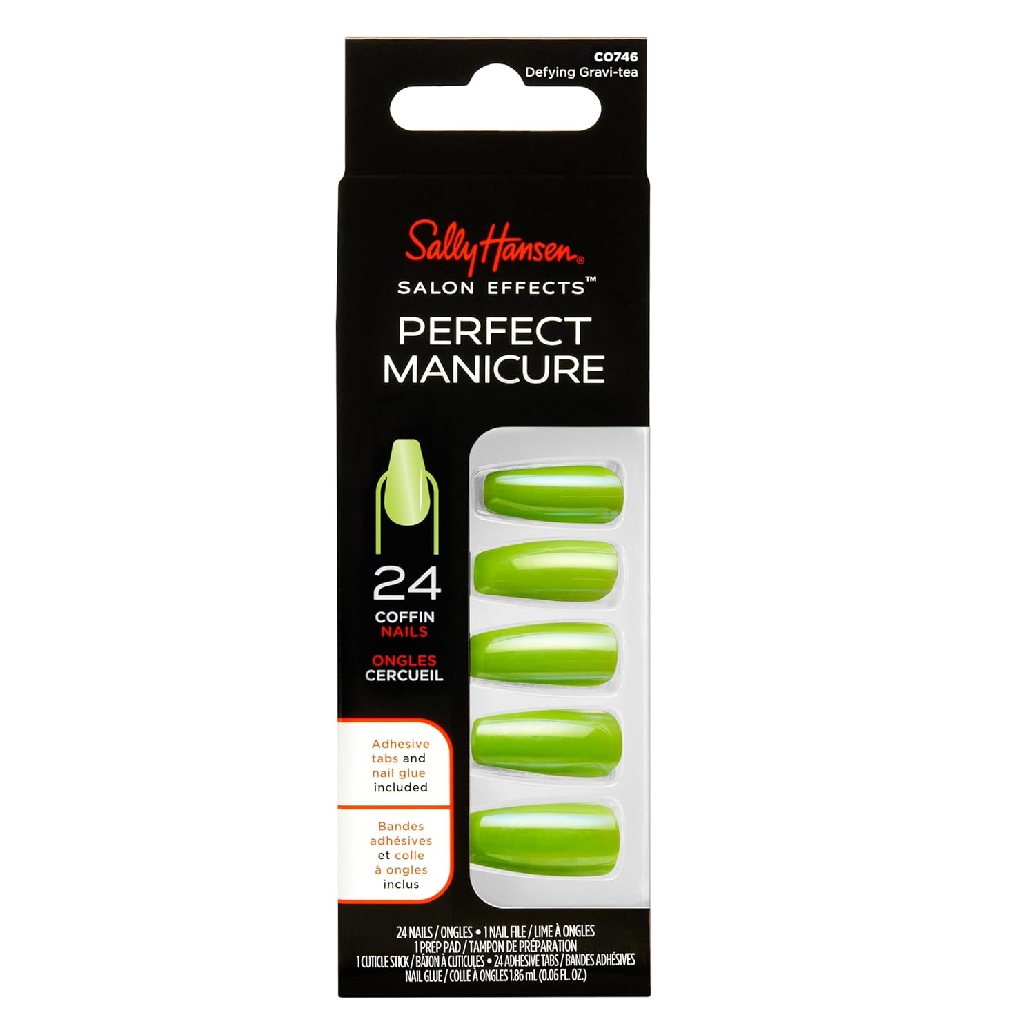 Sally Hansen Salon Effects Perfect Manicure Press-On Nails | Easy to Apply, Non-