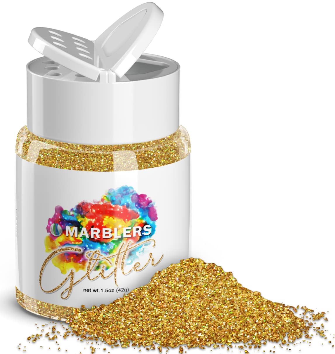 Holographic Glitter [Holo 24K Gold] 1.5oz (42g) | Fine | Non-, Vegan, Cruelty…