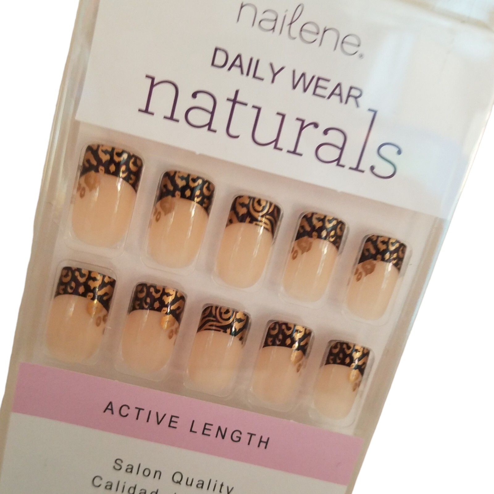 Nailene DAILY WEAR NATURALS Active Length Salon Quality 24 Nails 22101
