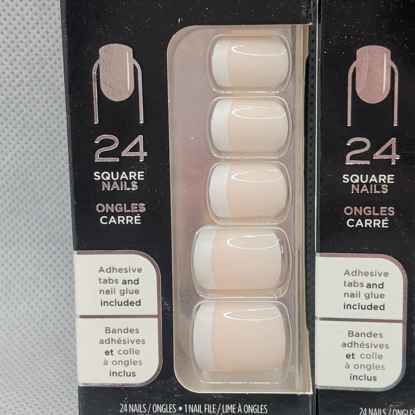 (4) Sally Hansen Salon Effects Perfect Manicure Square Short À La Mode SQ061