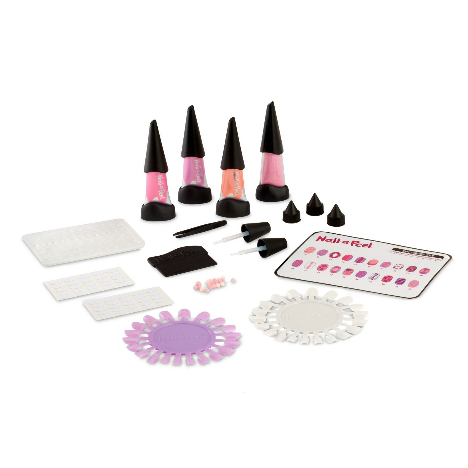 New 3D Nail Art Manicure Tips DIY Decoration Polish New Nail-a-peel