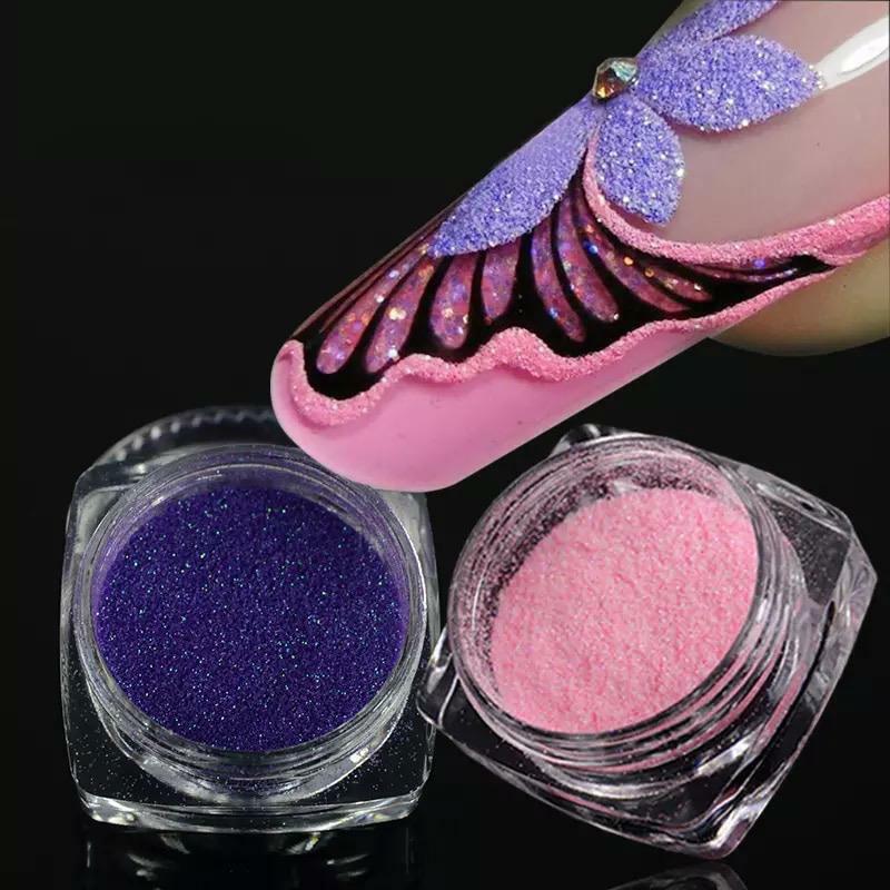 17 Colours Mermaid Nail Glitter Powder Sugar Neon Iridescent Aurora Mirror