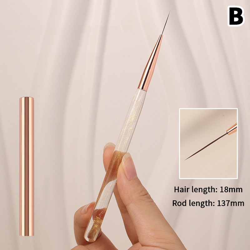 1/2PCS French Plaid Nail Art Brushes Set Line Grid Pattern Drawing Pen