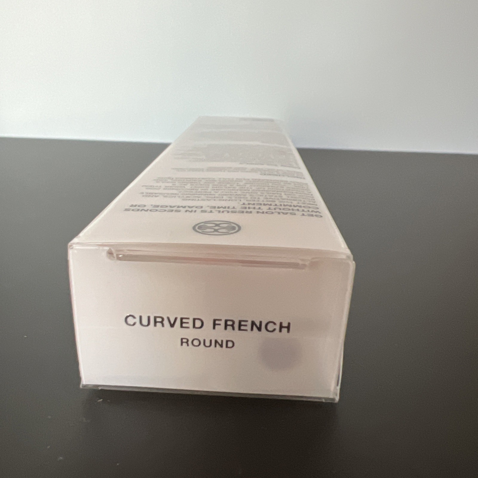 STATIC NAILS Curved French Round Reusable Pop-On Manicures Artificial Nails