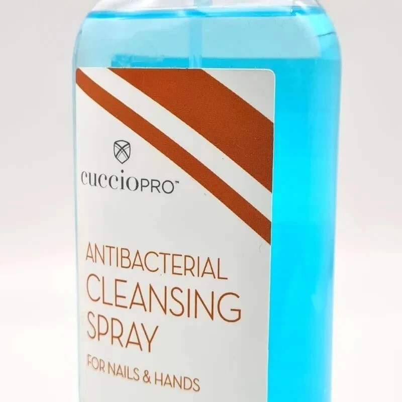 Cuccio Pro Antibacterial Cleansing Spray For Nails & Hands – 16 Fl.oz (473 ml)