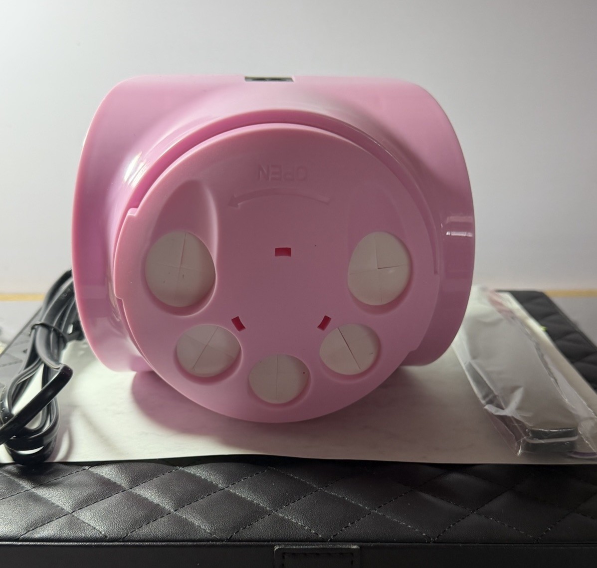 SAVILAND Nail Polish Remover Electric Steam Machine Pink