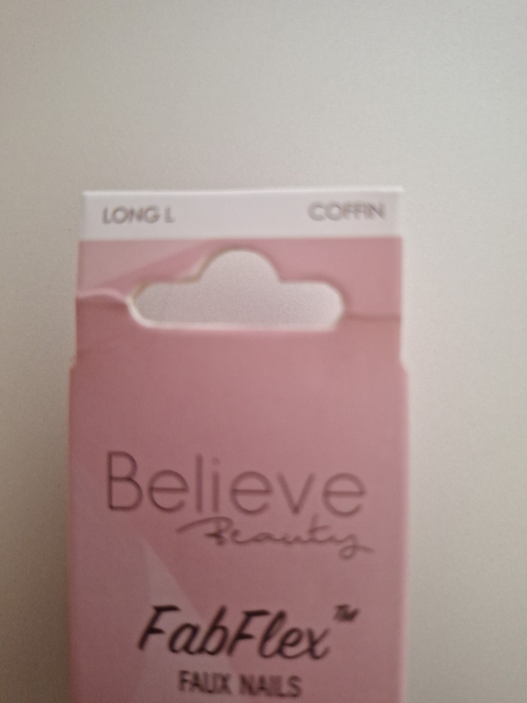 Believe Beauty FabFlex Long Length Faux Nails~Sunset Tango~24CT~ Long Coffin