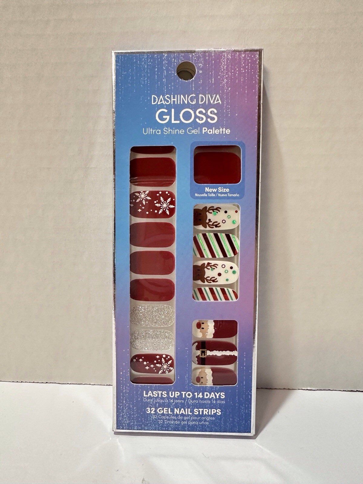 Lot Of 8 Pack Of Dashing Diva Gloss Ultra Shine Gel Palette Nail Strips NEW