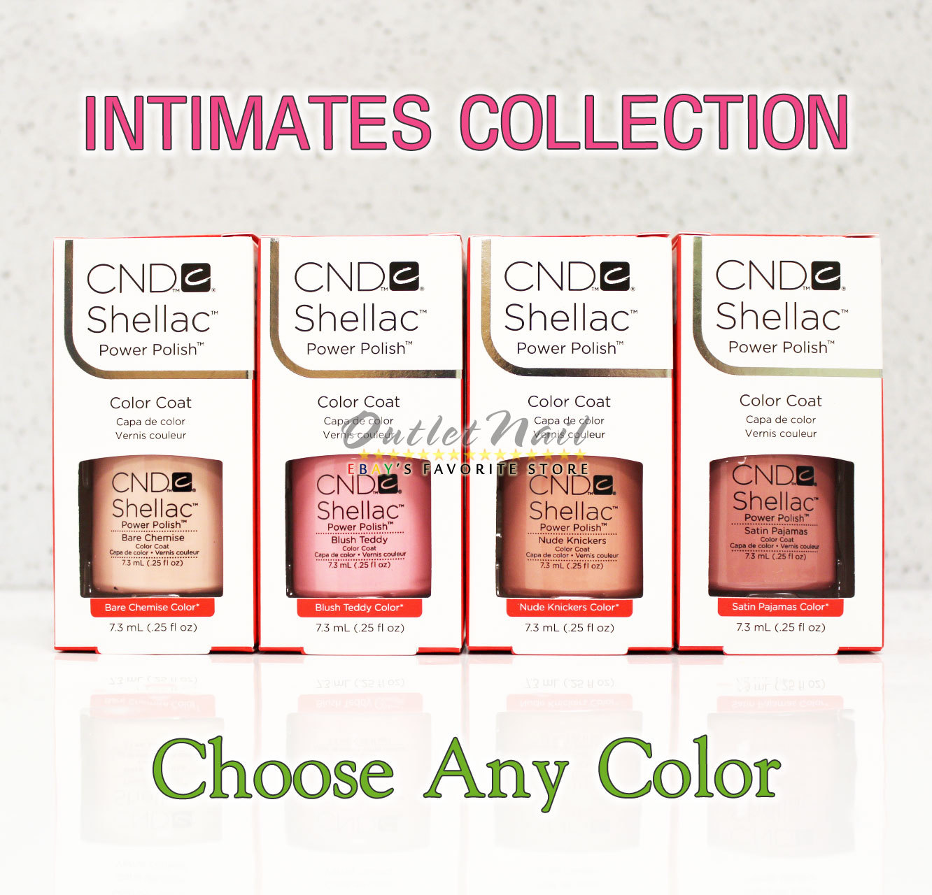 CND Shellac INTIMATES UV Gel Polish Collection 7.3ml .25oz @Pick ANY