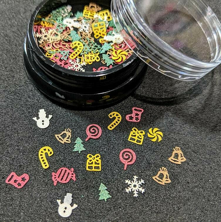 CHRISTMAS BLEND SEQUINS~U CHOOSE~Nail•Acrylic•Gel•Body Art•Face•Festival•Crafts