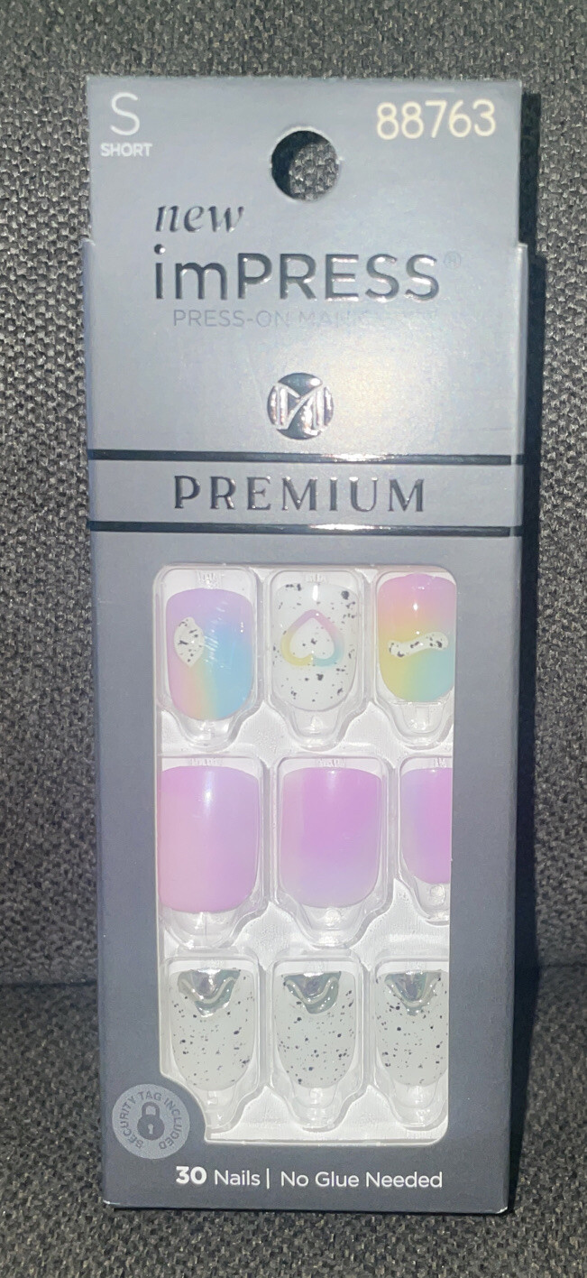 Kiss💅imPress Press-On Manicure Premium “Sweet Life” Short 30 Nails