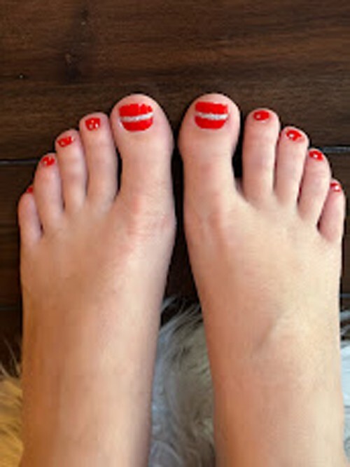 Red Bling, PediCURE Real Nail Polish Strips