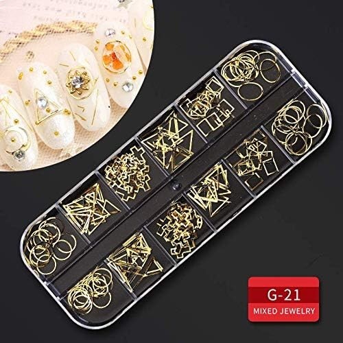 Piedras Para Uñas Disenos De Accesorios Acrilicas Decorar Adornos Unas ,9 cajas