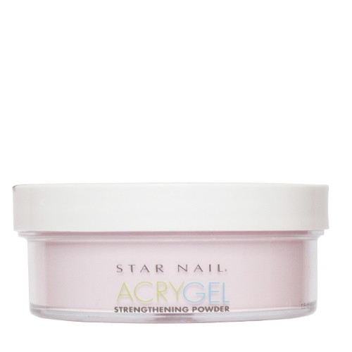 STAR NAIL AcryGel Strengthening POWDER acrylic gel PINK 1.6 oz