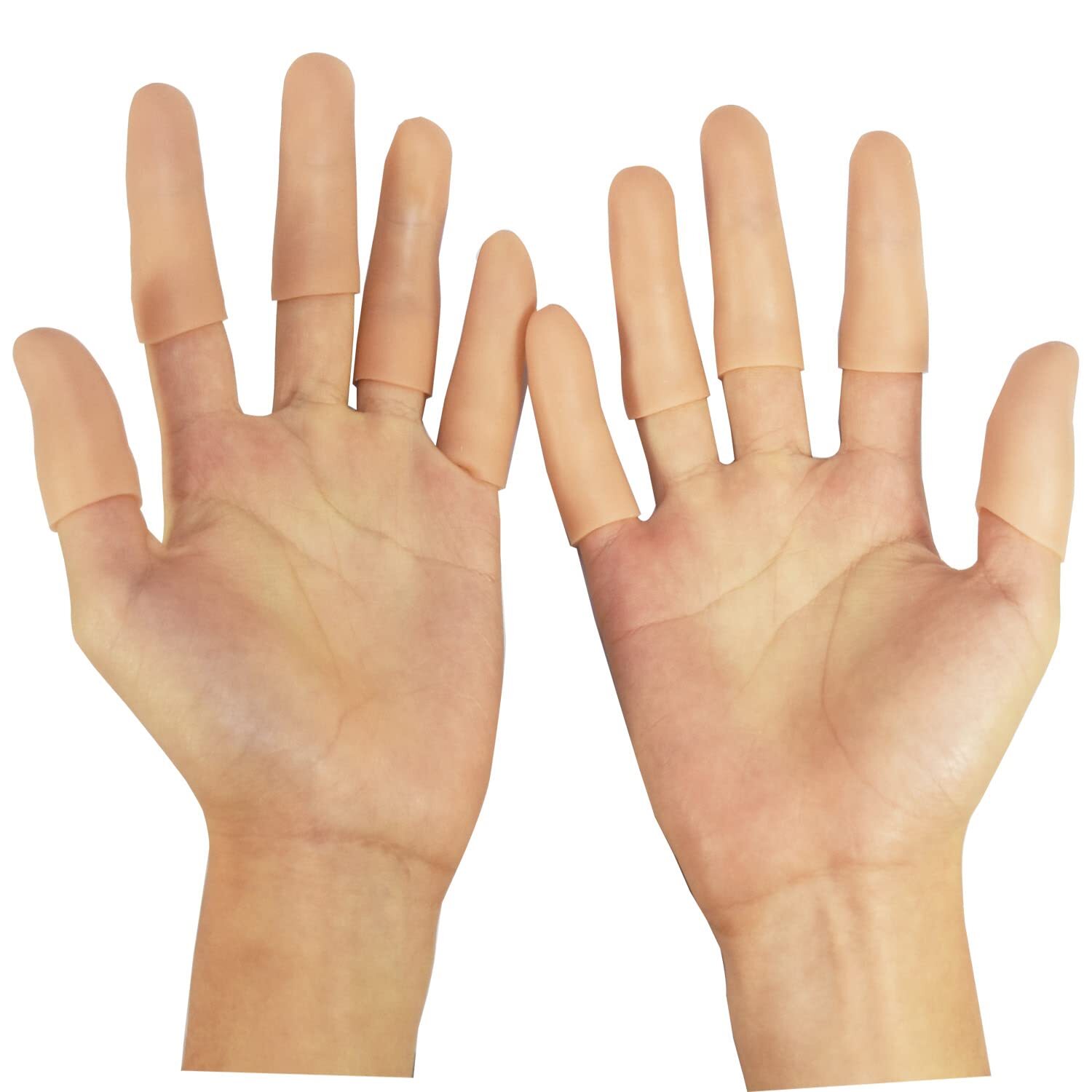 20 PCS Gel Finger Cots,Silicone Finger Protectors, Thumb Protector Covers