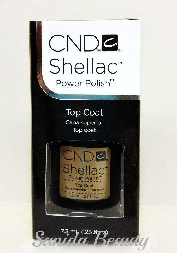 CND Shellac UV/LED Power Polish, TRIO Combo, Top/Base/Beau 7.3ml – Fast Shipping