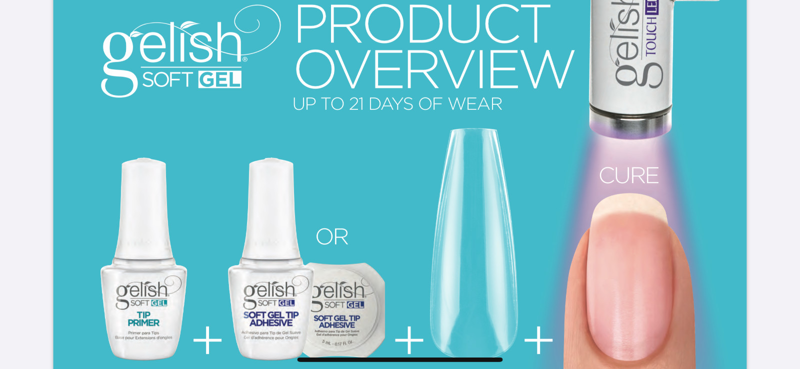 Gelish Soft Gel Touch, Portable Focused Beam LED Light – Gooseneck Lamp
