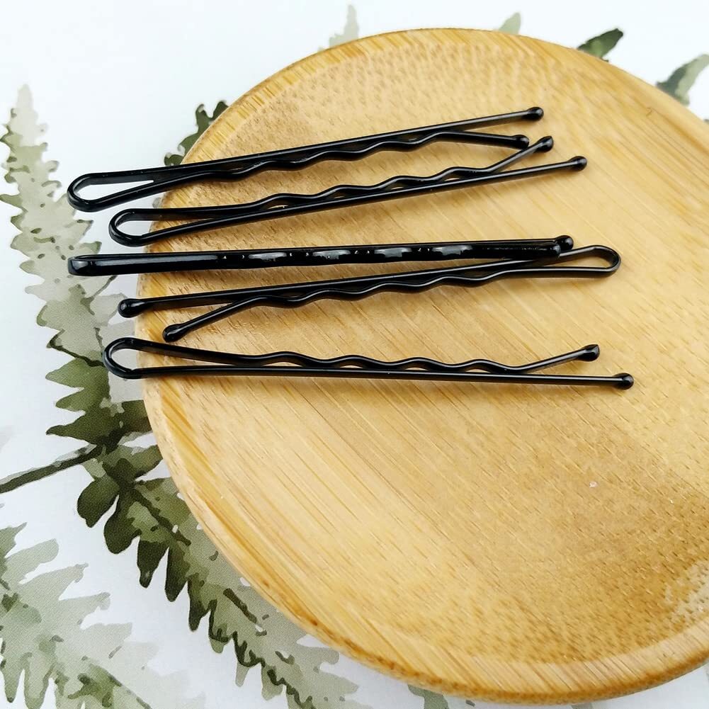 220pcs 2.76 Inch Large Bobby Pins Black for Women, Long Hair Black（2.76inch）