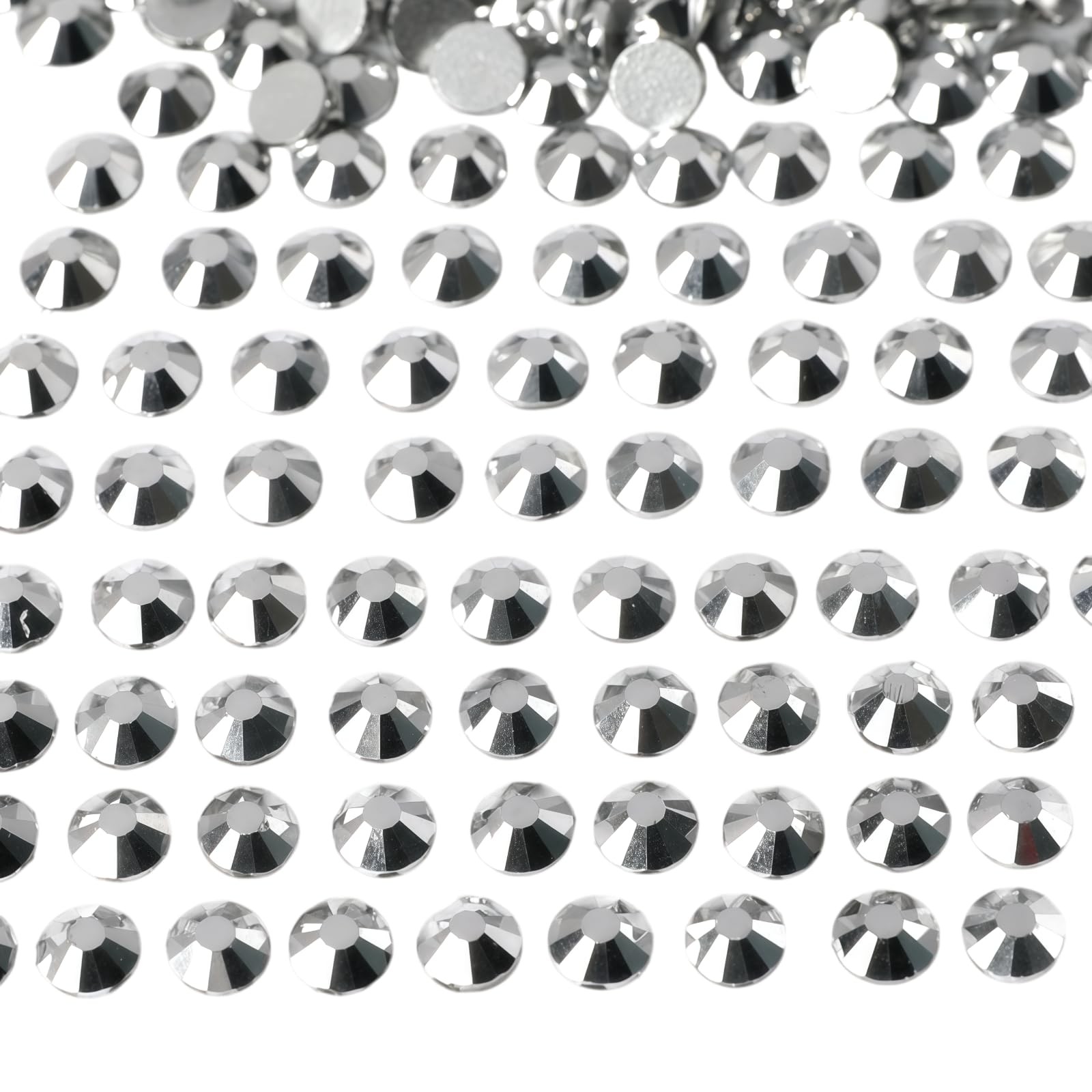 Diamonland Flatback Glass Crystal Rhinestones Rounds Gems for Bedazzling Nail…