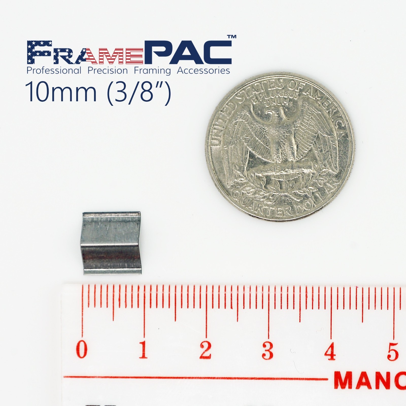 Universal V Nails for Picture Frames – 10mm (3/8″) – 3000 Pack for Automatic Nai