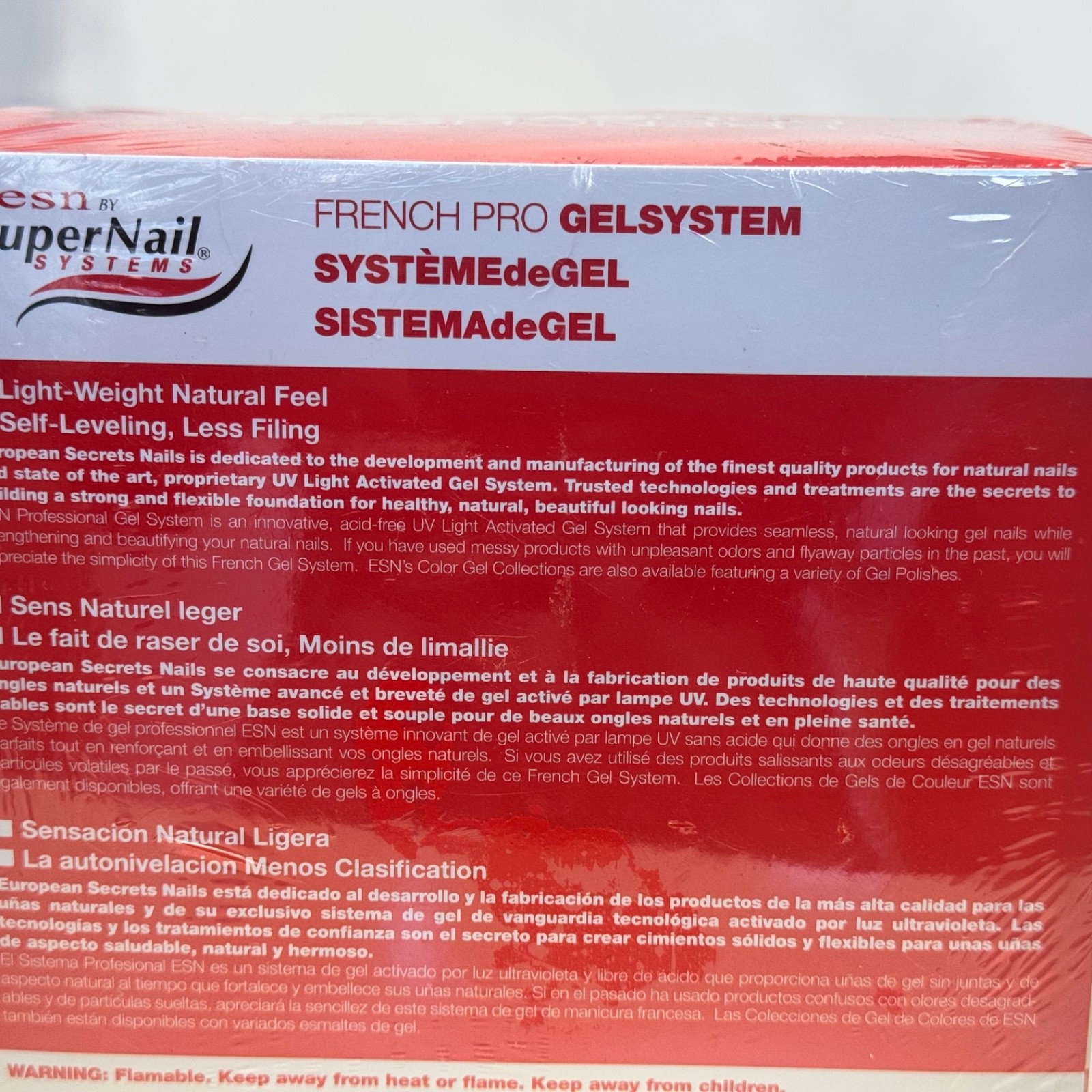 Super Nail by ESN French Gel Pro System professional white