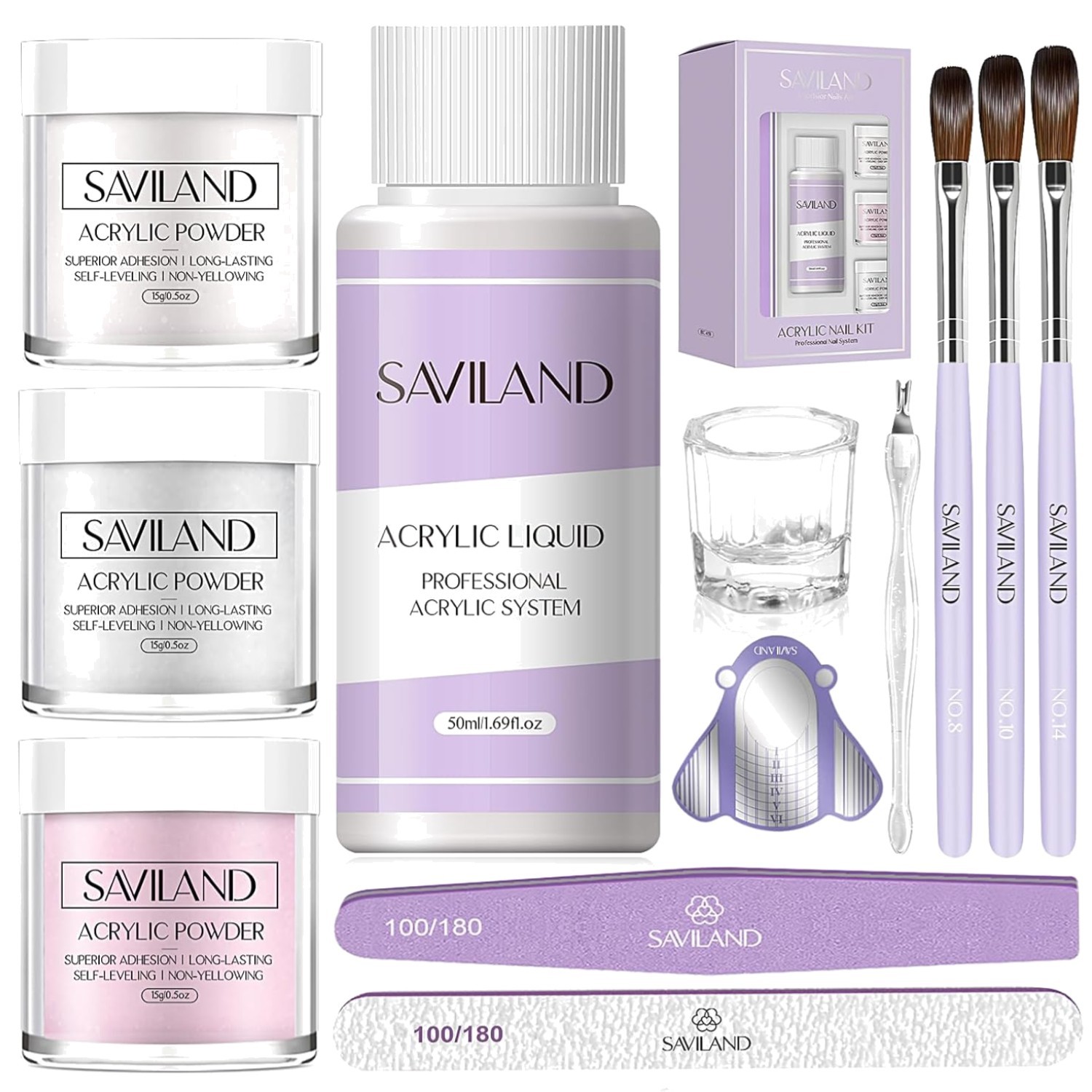 Acrylic Nail Kit Starter Set: Acrylic Nail Kit for Beginners with Everything …