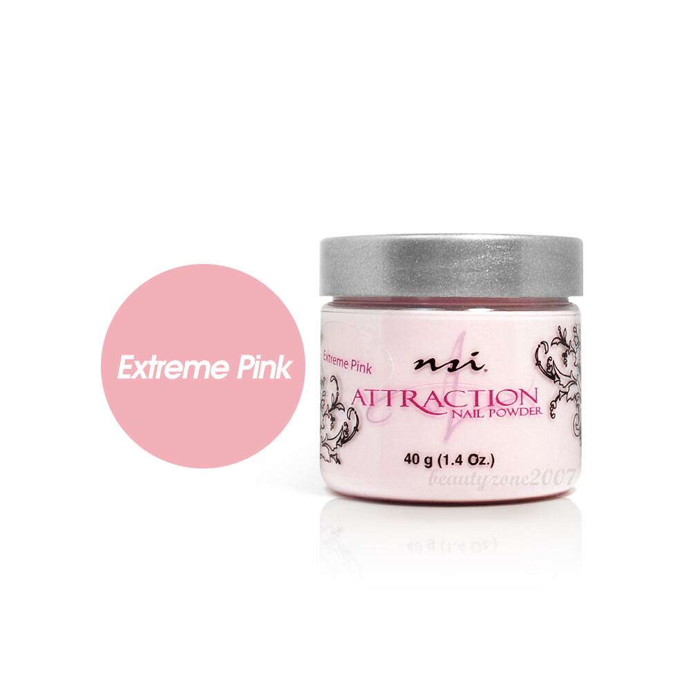 Nsi Attraction Nail Acrylic Powder – Extreme Pink 1.4oz / 40g