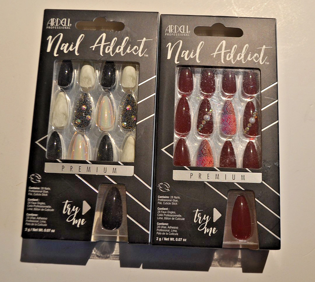 Ardell Profesional Nail Addict Premium False Nails Sets 2PK