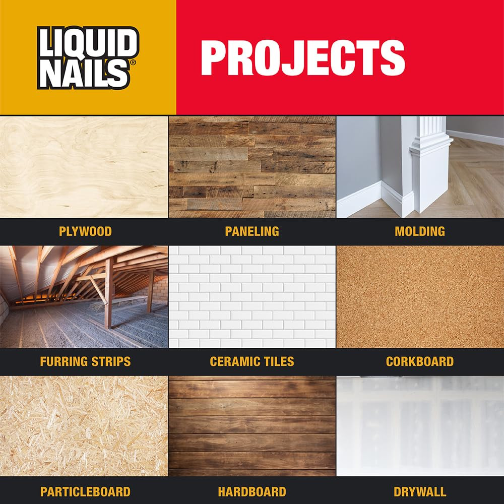 10 Oz Interior Projects Latex Construction Adhesive Tan