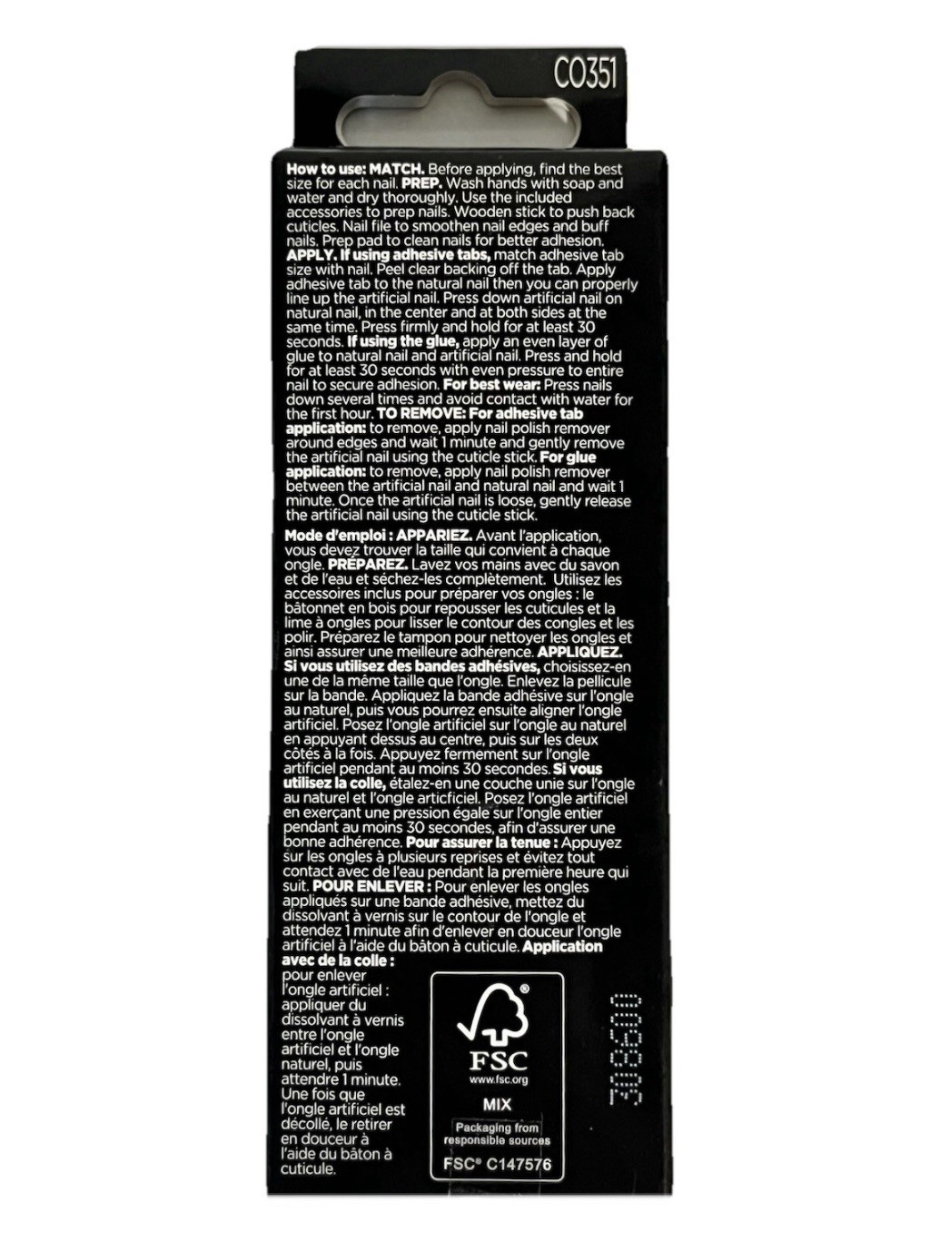 Sally Hansen Salon Effects Perfect Manicure Medium Coffin 2 Pack Assorted Set