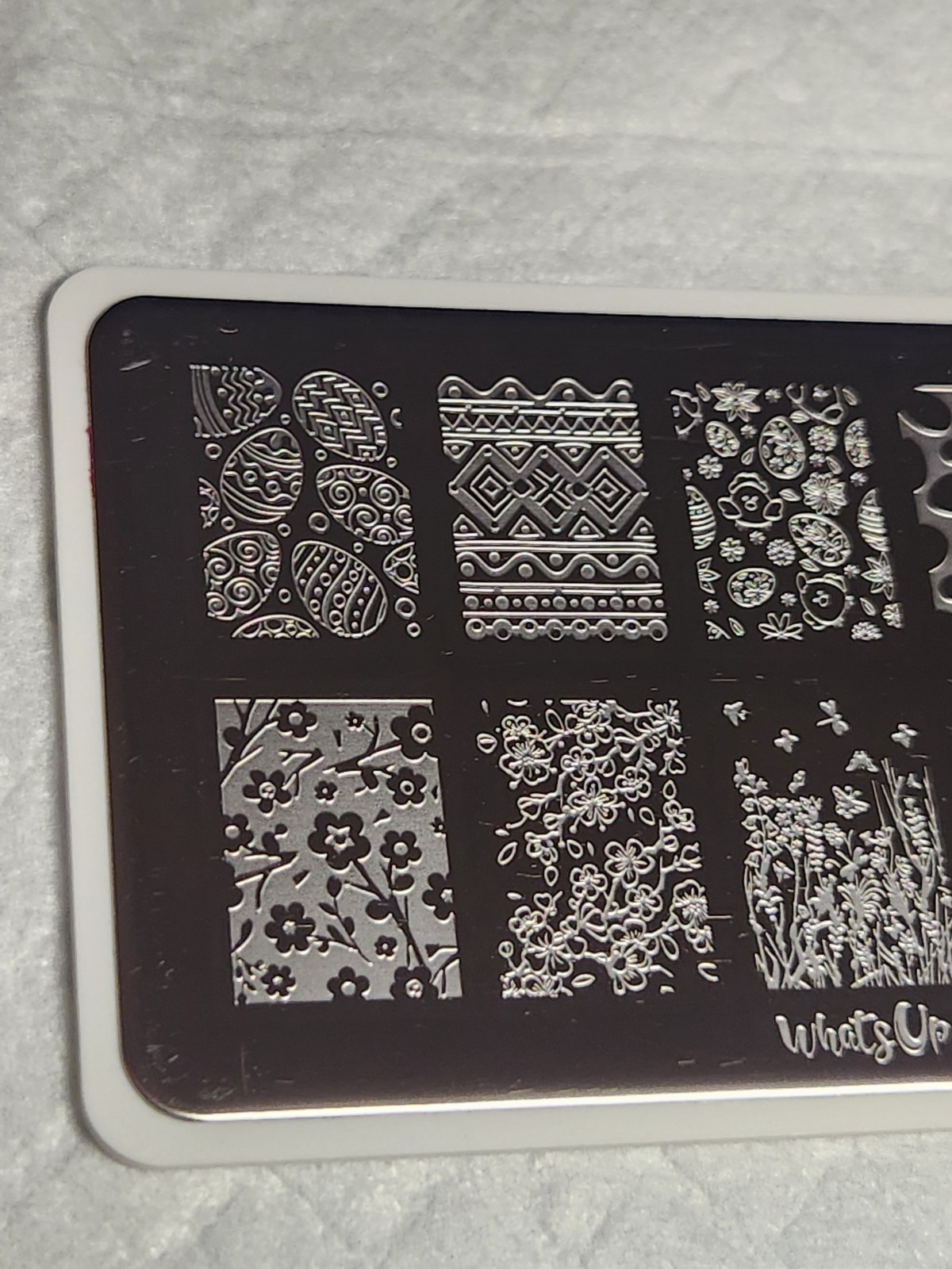 What’s Up Nail Stamping Plate B017 – Spring Elation