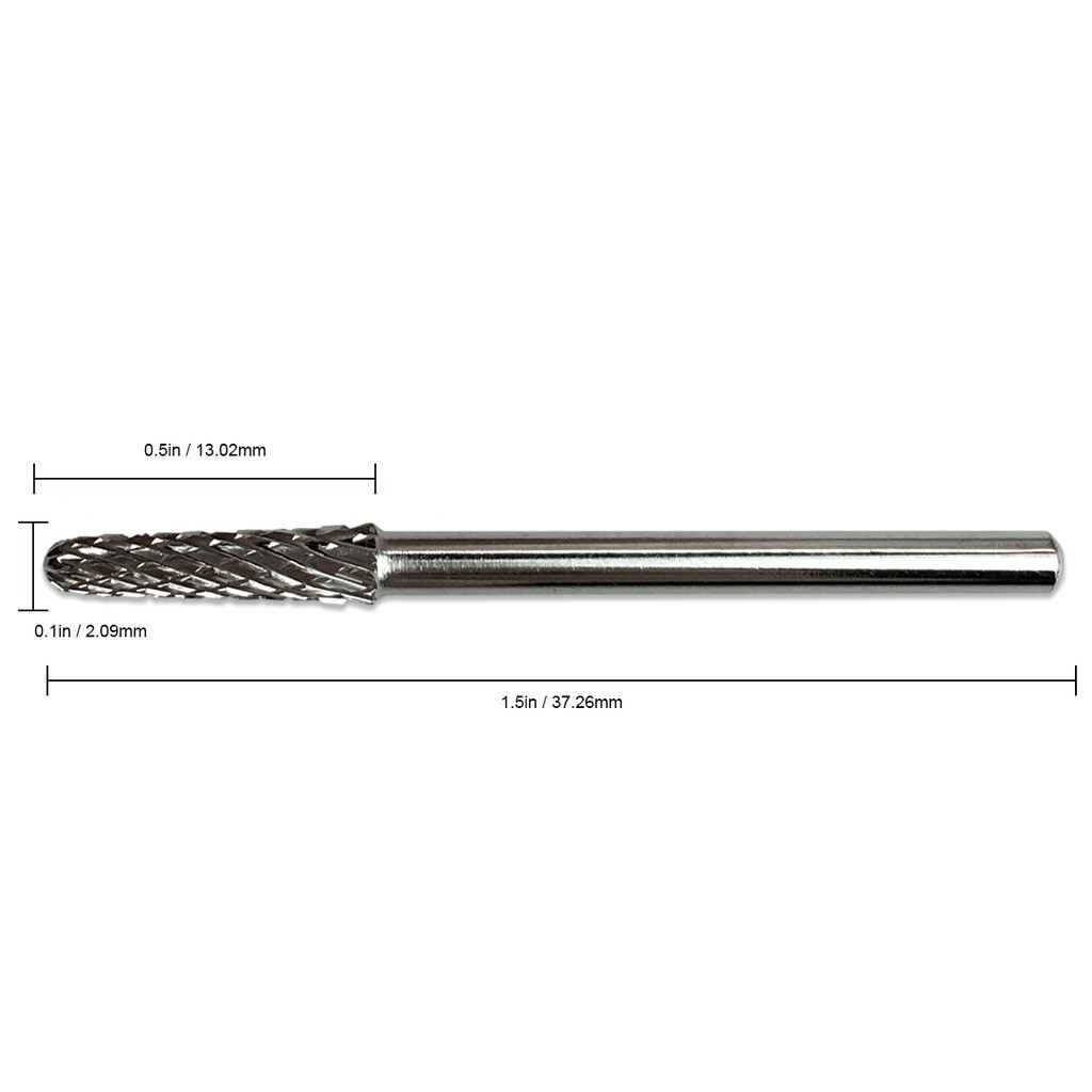 High Quality Nail CARBIDE Bit For 3/32 Electric DRILL Silver Color Extra Coarse
