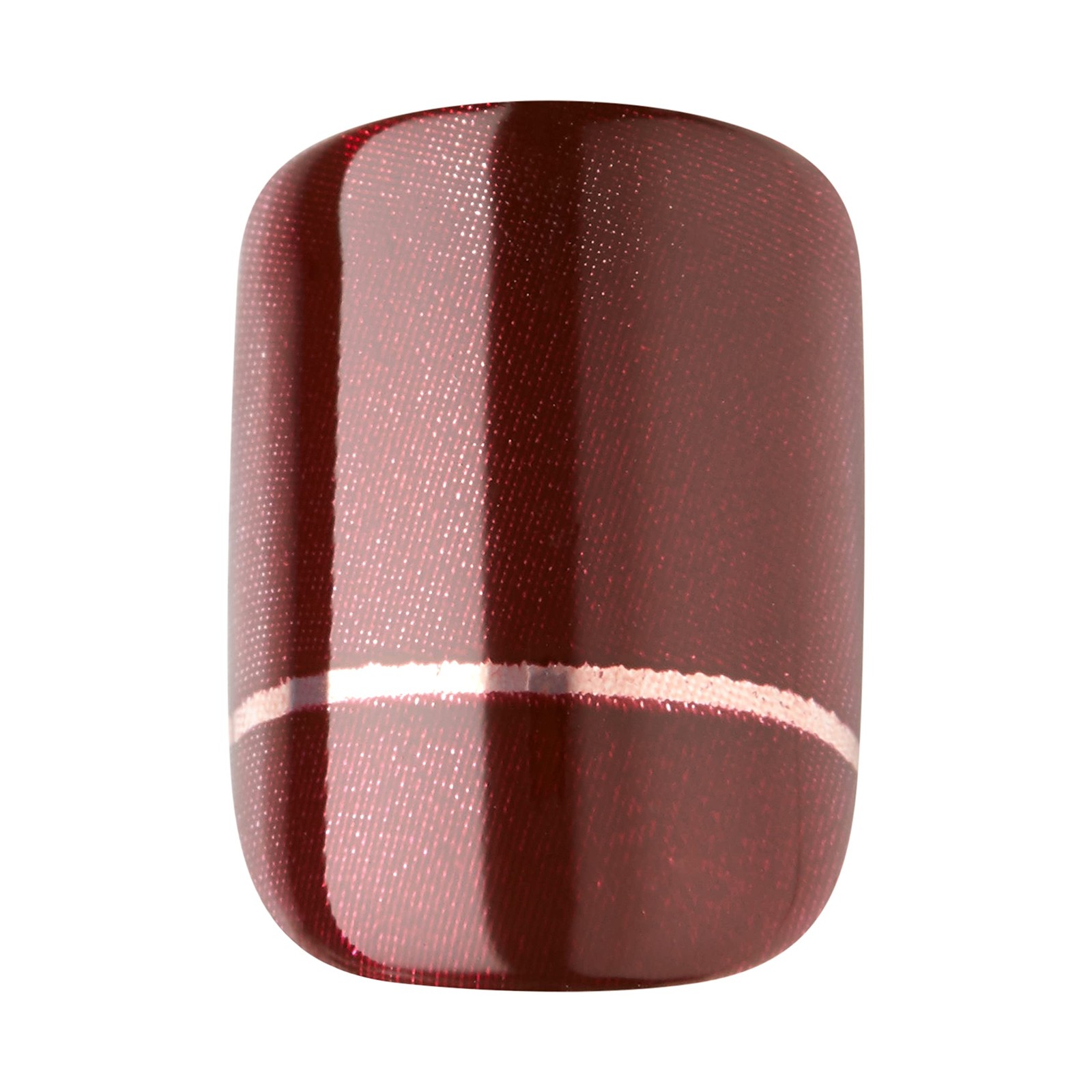 KISS TOM BACHIK x imPRESS Press-On Manicure Nail Kit, Style “At Short, Bronze
