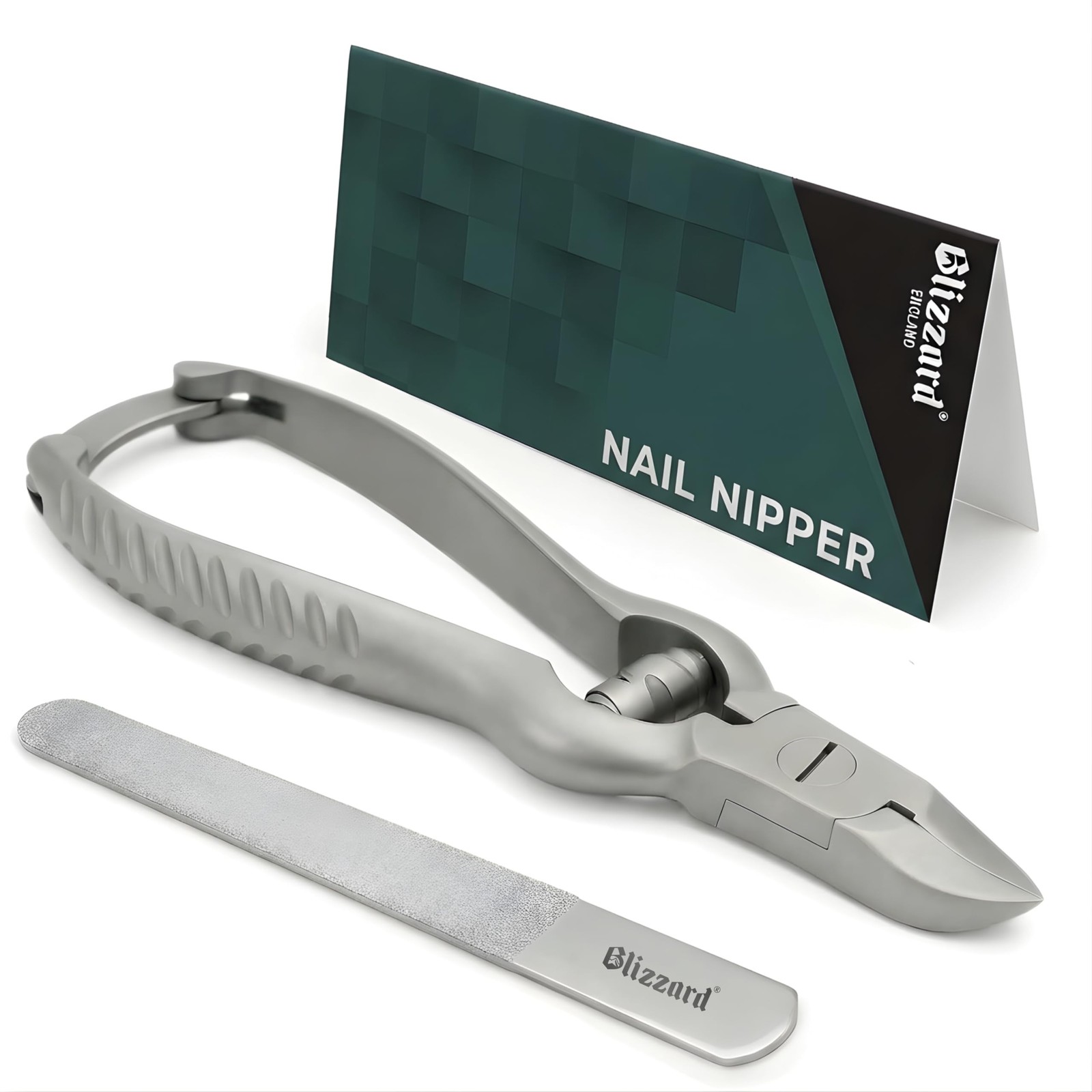 Blizzard Professional Toe Nail Clippers for Men – Podiatry Heavy Duty Toenail…