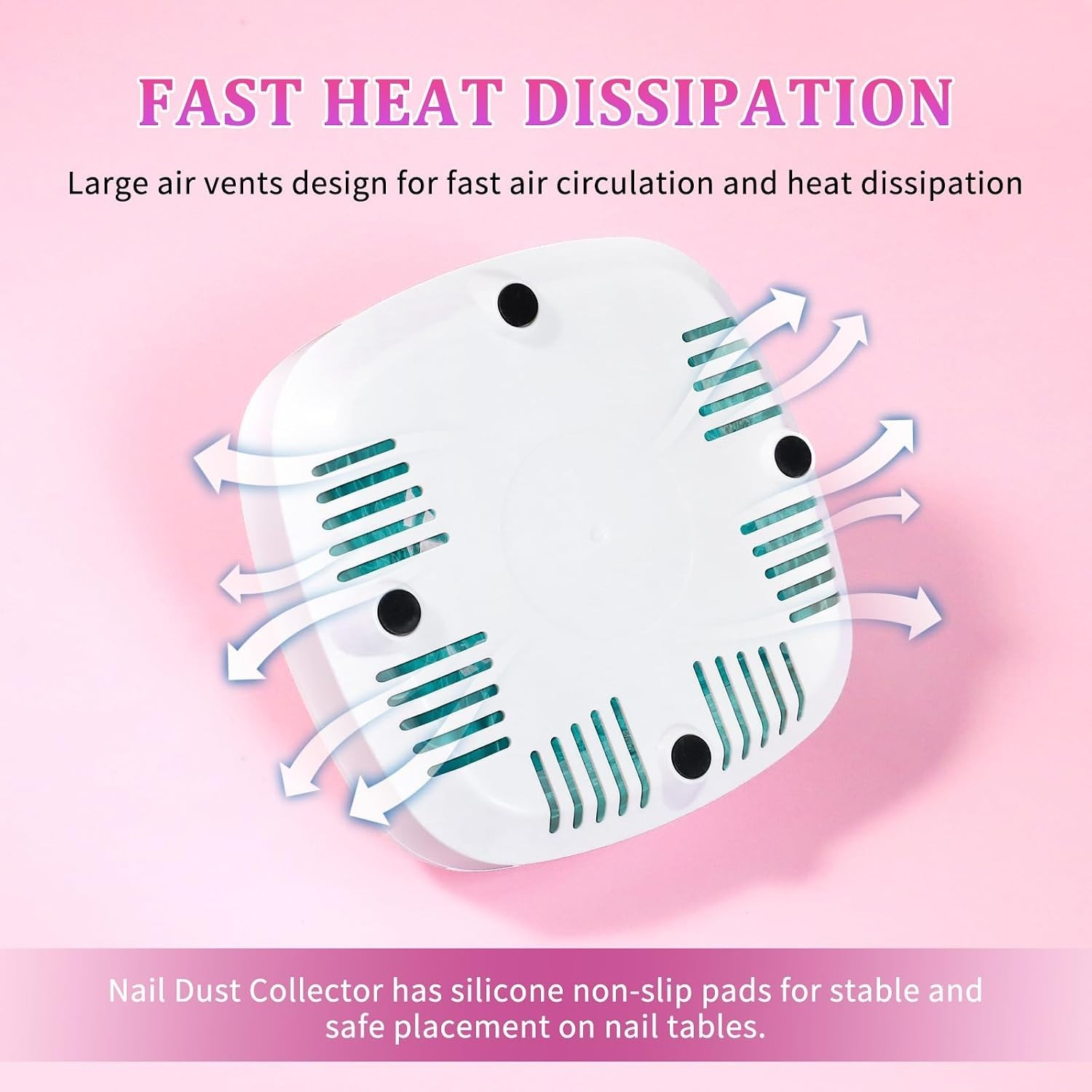 Nail Fan Dust Collector – Lightweight, Powerful & Ideal for Nail Art Enthusiasts