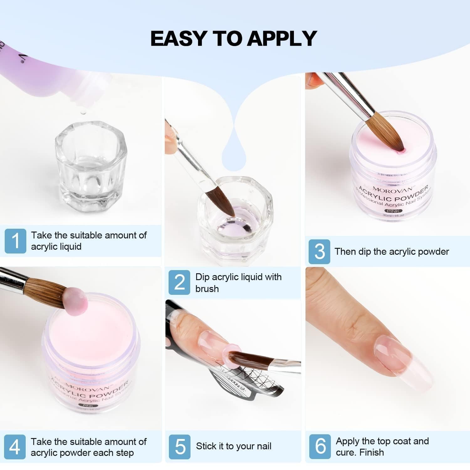 Polvo Acrilico Kit De Para De Uñas Ideal Regalo Para Mujer
