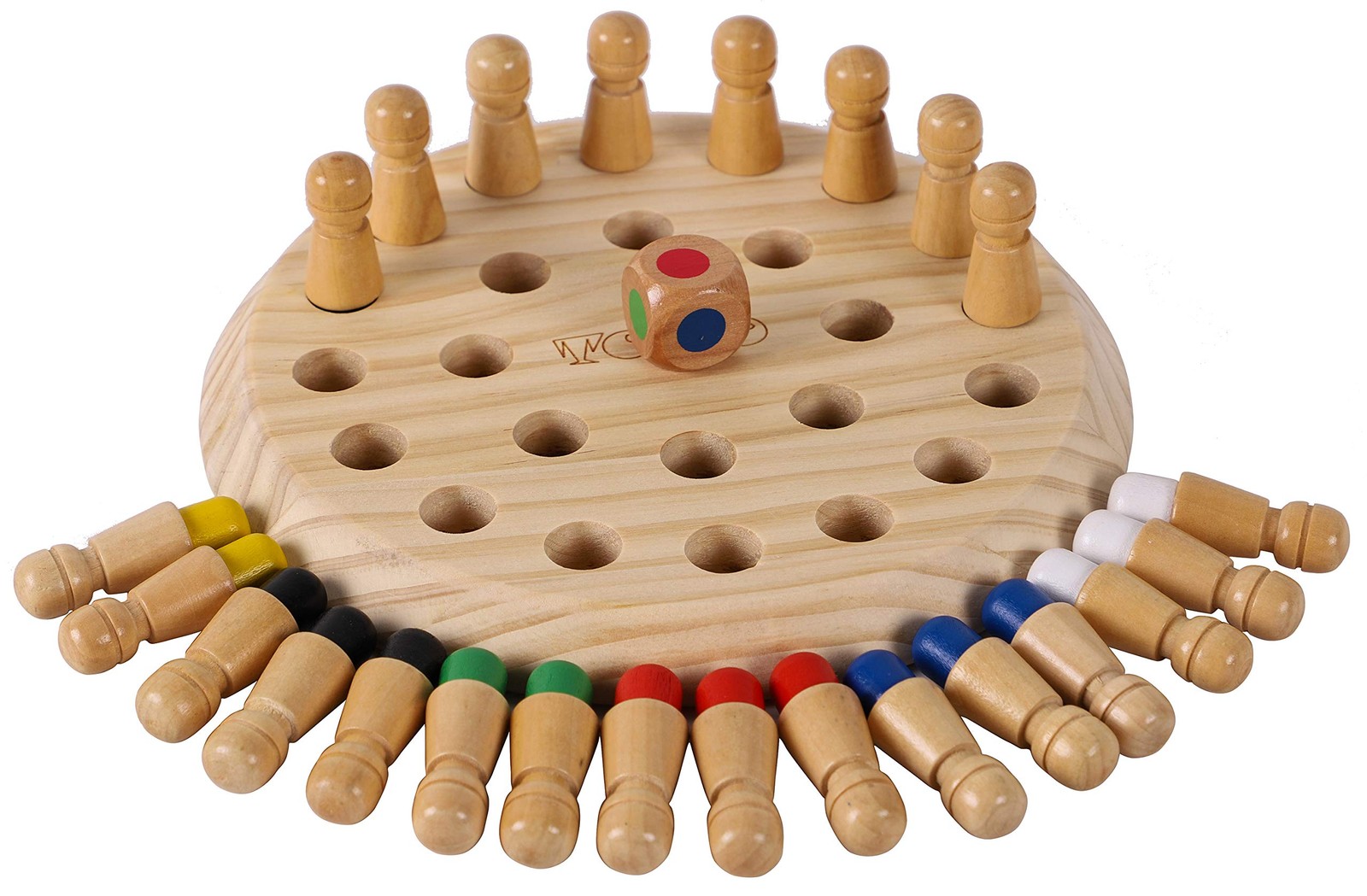 TOWO Wooden Memory Toys for Children – Family Board 7.28 x 7.09 x 1.97 inches