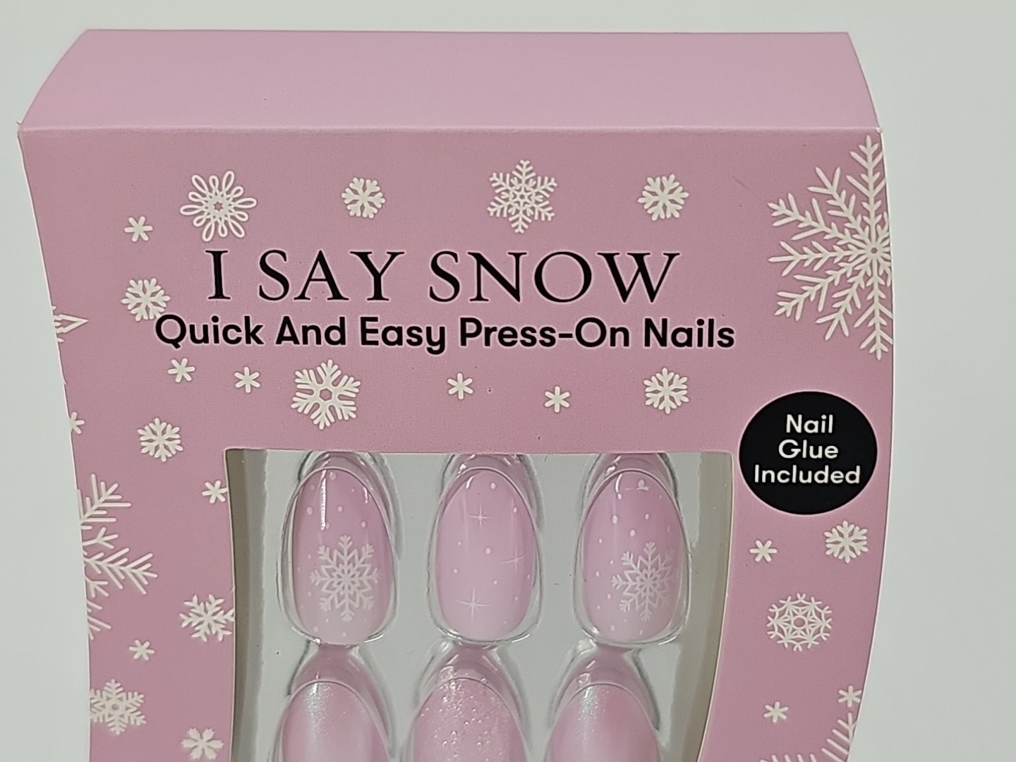 Nails.Inc London • I Say Snow & Feeling French • Quick & Easy Press-On Nails [P]