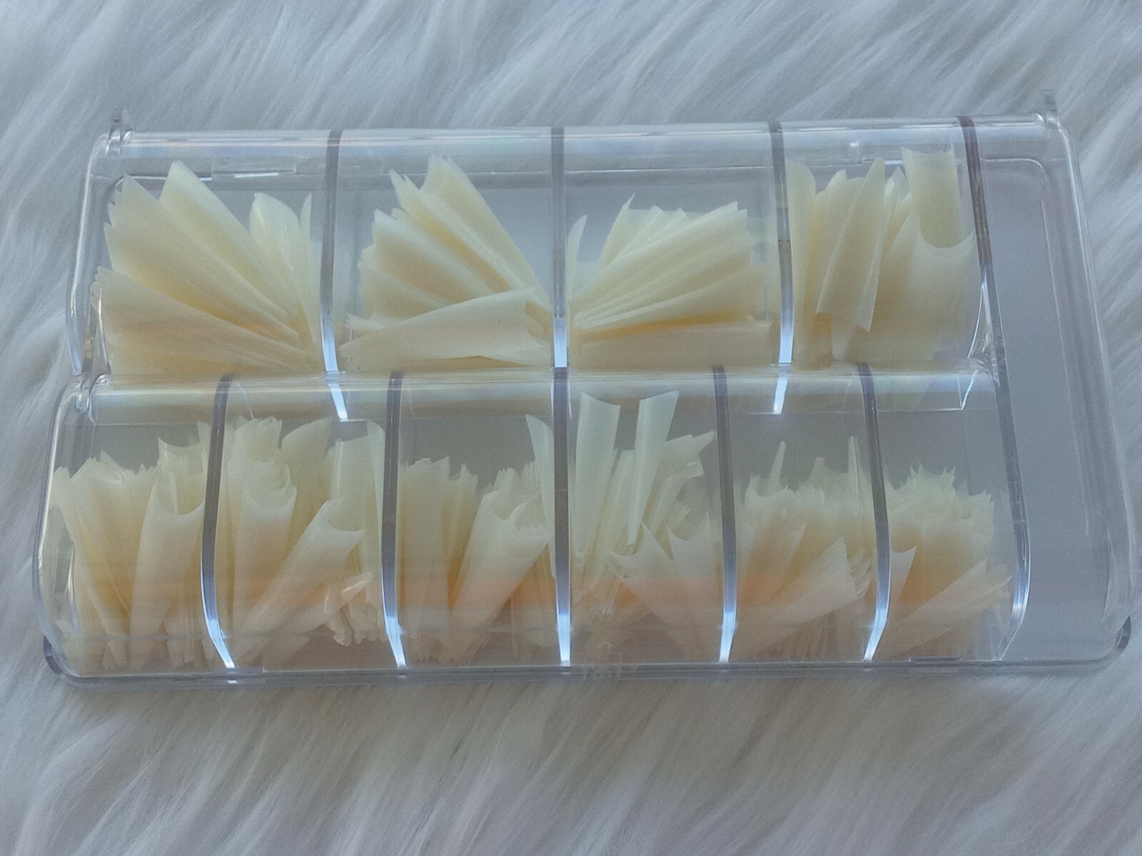Nena’s Long Stiletto Nail Tips, Half Cover, Natural Color” Pick” .