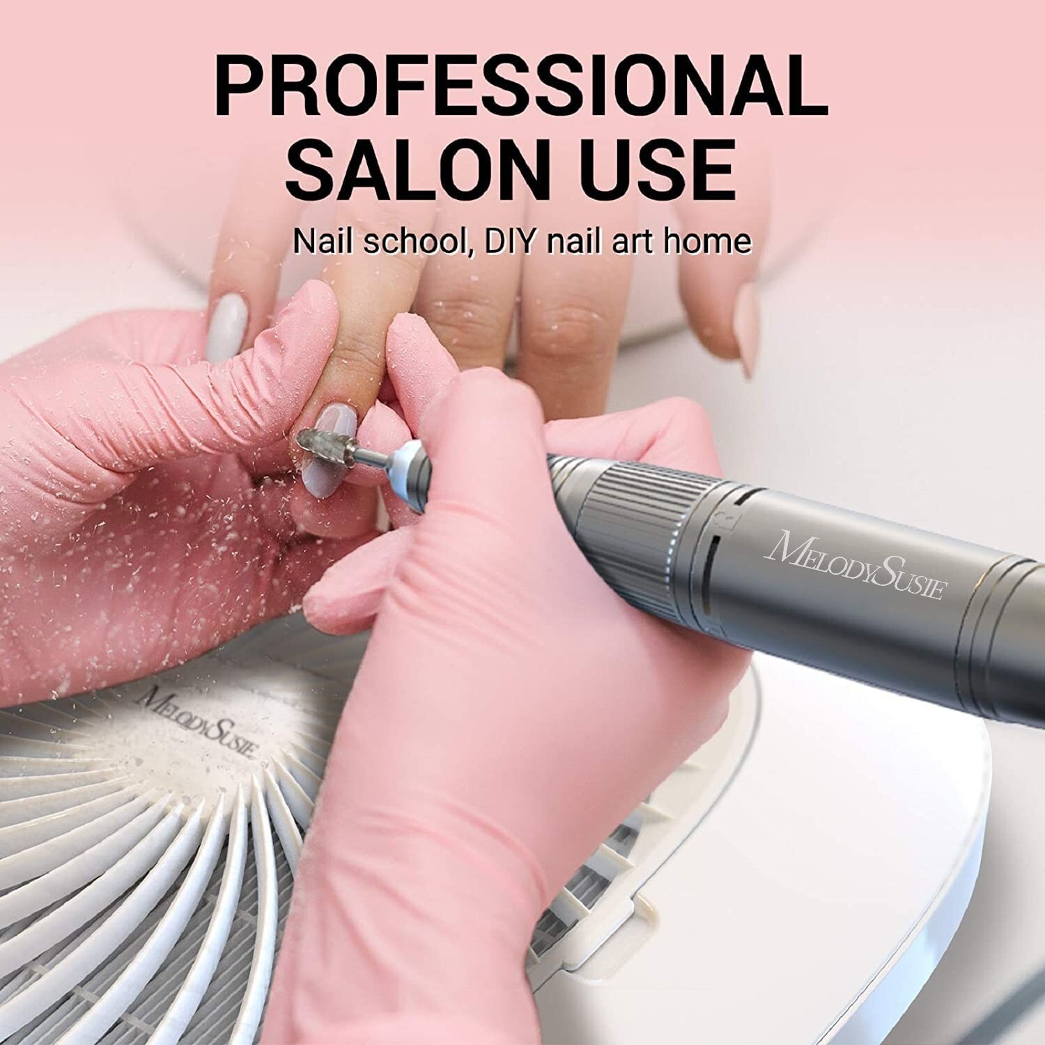 High Power Nail Dust Vacuum with Adjustable Suction & Efficient Heat Dissipation