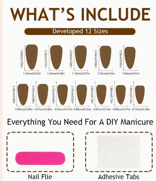 24 Pcs Press-On Nails Long Almond White French with Faux Pearls w/3D Bows