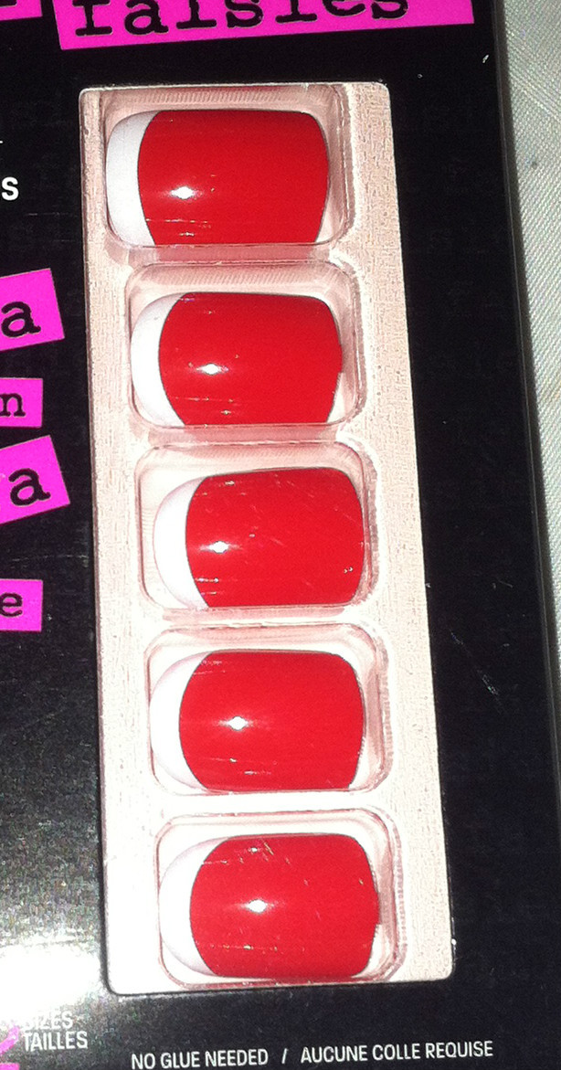 Maybelline Color Show Nail Falsies Flex-Nail Extensions * 80 KEEP IT RED * New