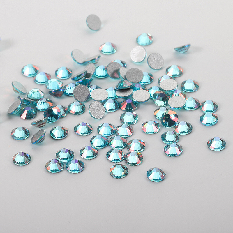 NEW Color Golden Light Crystal Glass Flatback Rhinestones Nail Art Clothes Decor