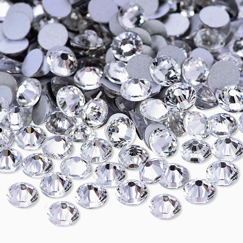 Bedazzling Flatback Glass Rhinestones Perfect for Crafting & DIY Nail Art Decor